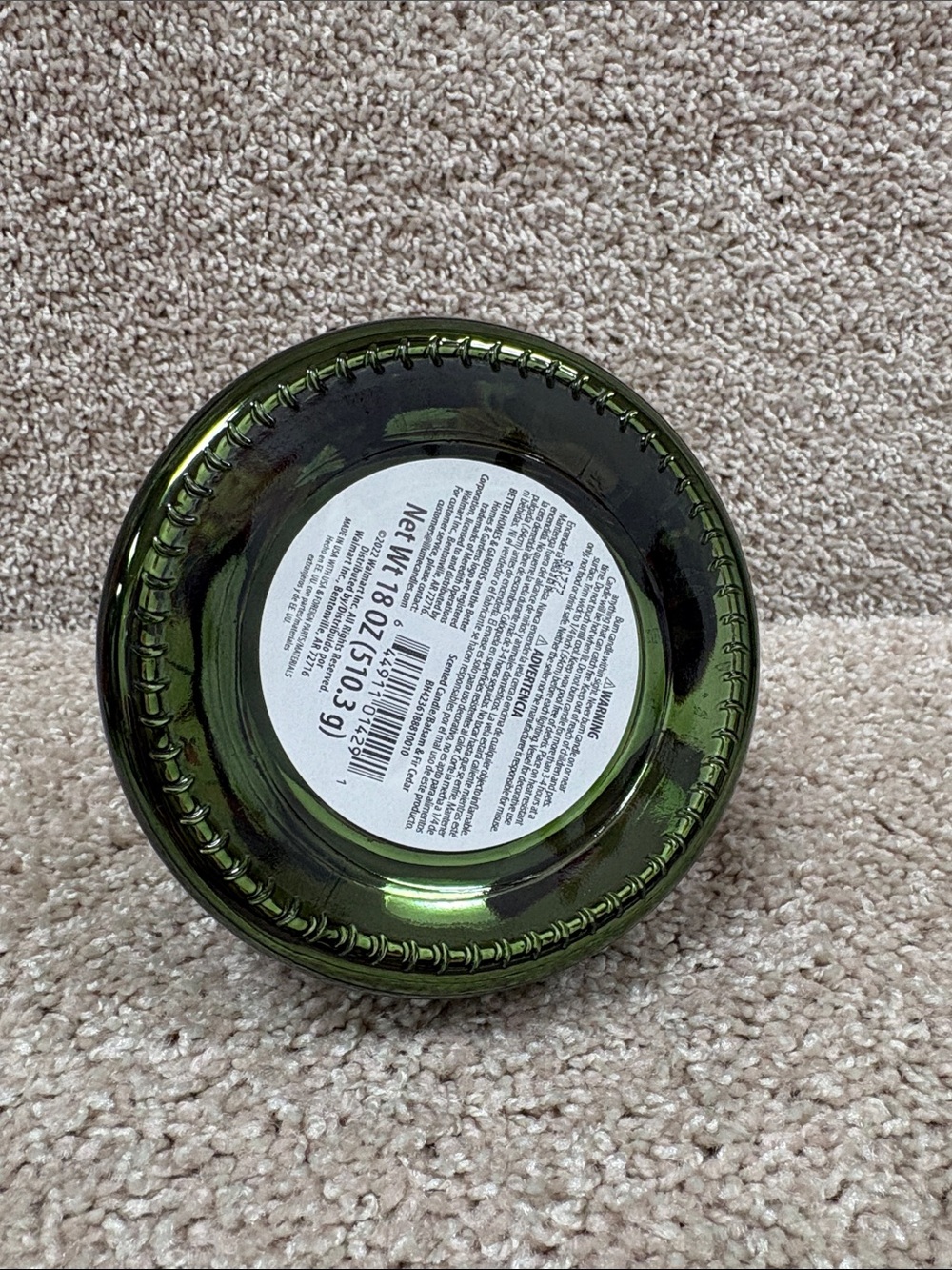 1 Better Homes & Gardens Balsam & Fir Cedar 18 oz Candle - Picture 3 of 3